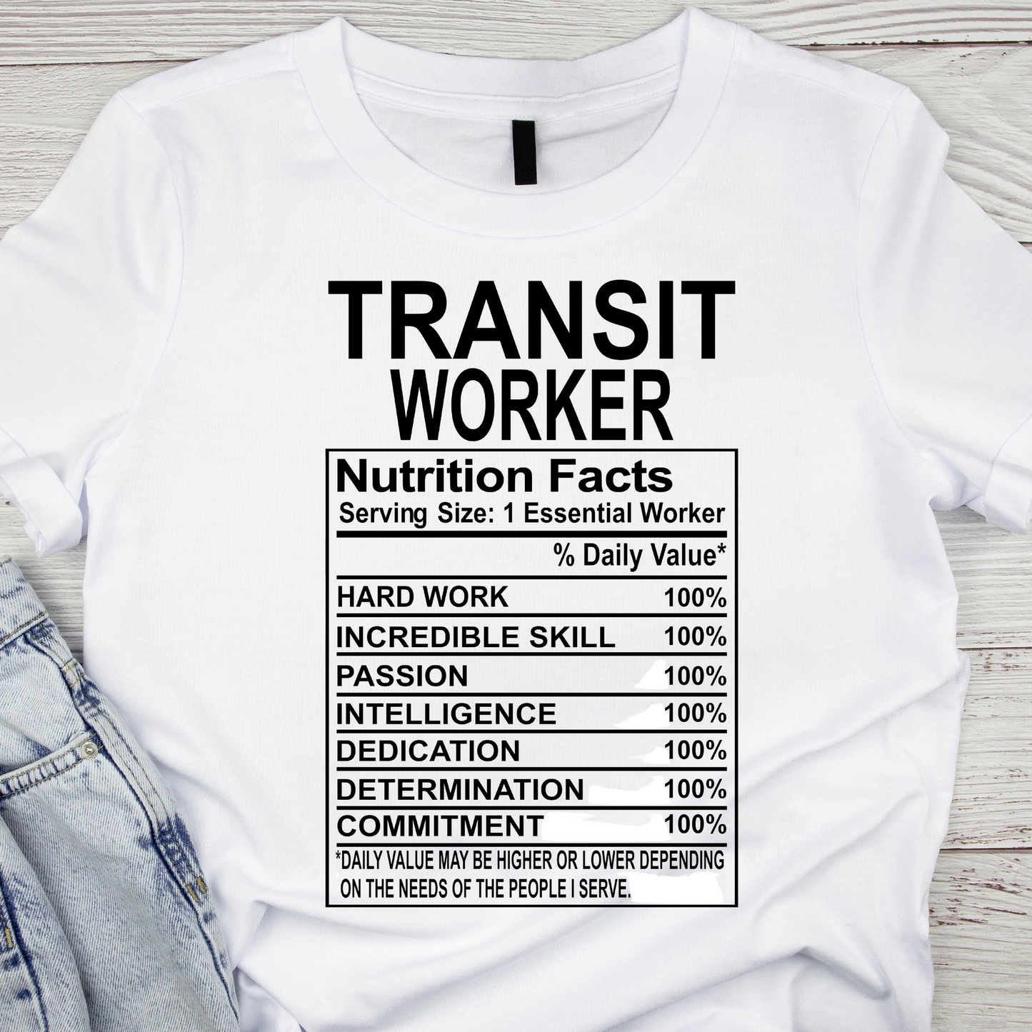 Transit Worker Nutrition Fact