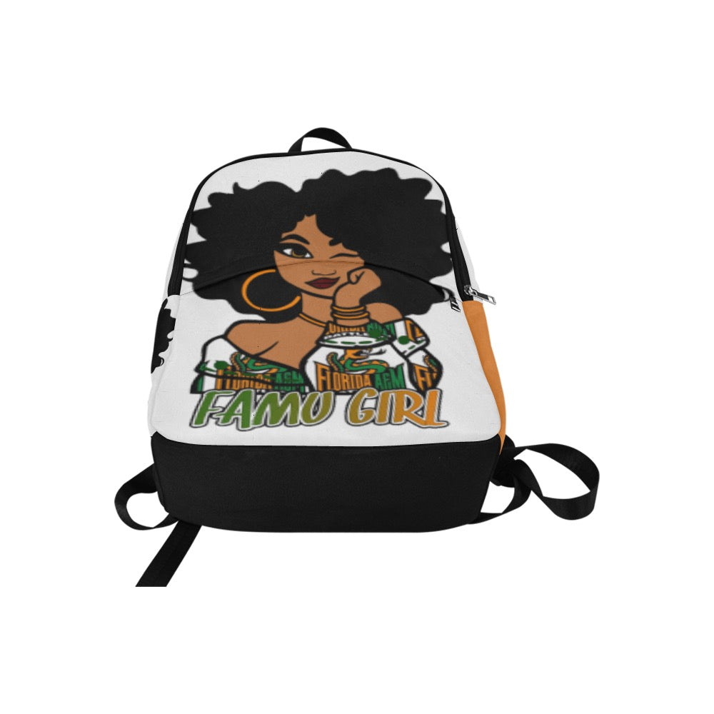 FAMU girl Fabric Backpack for Adult (Model 1659)