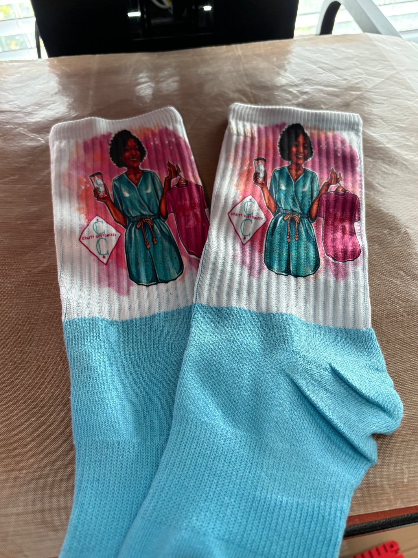 Long athletic socks